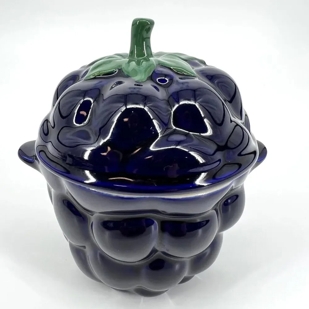 Le Creuset Blackberry Petit Mini Casserole Cocotte Preowned No Box